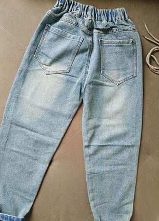 Модные джинсы для девочки момы3 фото