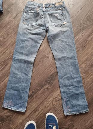 Продам женские джинсы р.46 с вышивкой4 фото