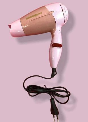 Фен дорожній складаний для волосся pro babyliss coco 1000w ро.2 фото