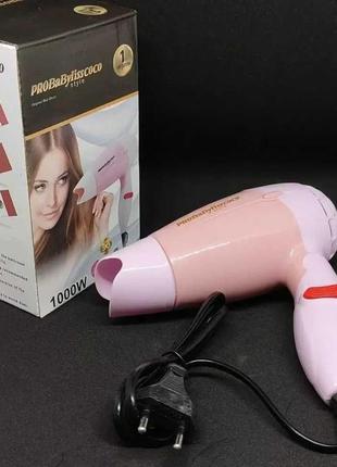 Фен дорожный складной  для волос  pro babyliss coco  1000w  ро...3 фото