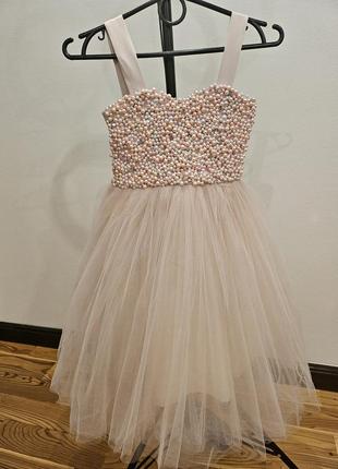 Платье на выпускной розовое, праздничное6 фото