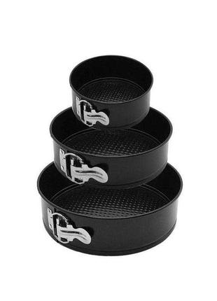 Набір із трьох штук рознімних форм для випікання, випікання коржі