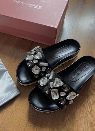 Шлепанцы eddy daniele с камушками