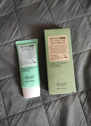 Benton air fit uv defense sun cream spf50+/pa++++, 50 мл