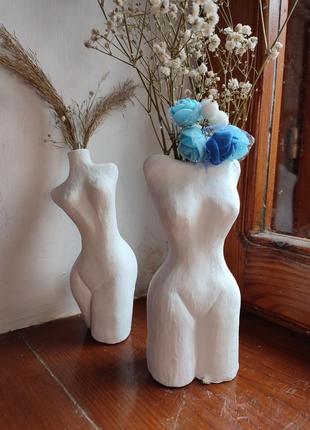 Керамические вазы хендмейд женское тело4 фото