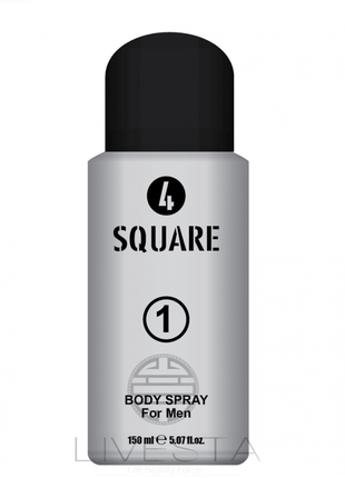 Чоловічий дезодорант-спрей 4 square one, 150 мл