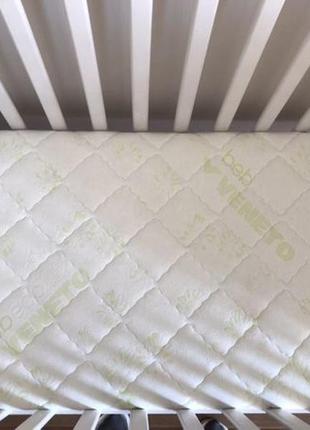 Продам біле дитяче ліжечко 120х60 см ikea (ікеа) sundvik(су...5 фото