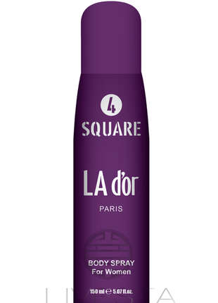Жіночий дезодорант-спрей 4 square la d'or, 150 мл