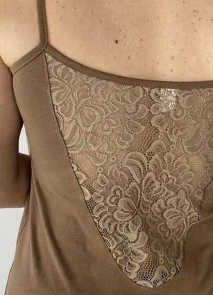 Ночные рубашки с гипюром3 фото