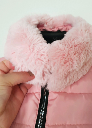 Куртка осінньо-зимова пудрово-рожева2 фото