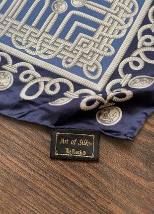 Платок из 100% шелка от art of silk tie rack2 фото