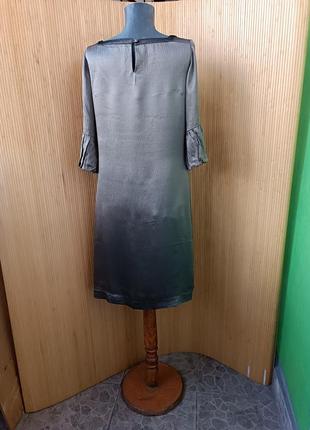 Платье натуральный шелк рукав фонарик kello4 фото