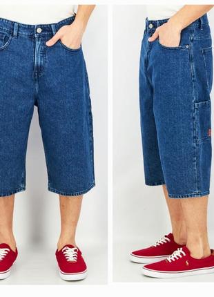 Шорты удлиненные палаццо denim