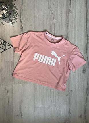 Женская кроп топ футболка puma