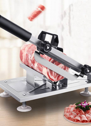 Станок для нарезки мясных, колбасных и сырных изделий food slicer (yk114)