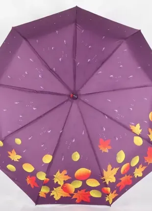 Зонт, парасолька з малюнком, карбон, анти-вітер, червоний, 30294 фото