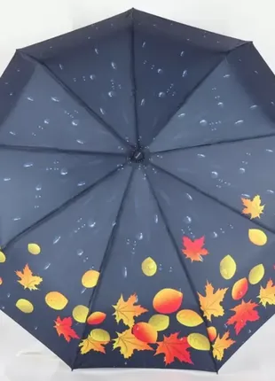 Зонт, парасолька з малюнком, карбон, анти-вітер, червоний, 30293 фото