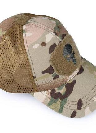 Тактическая тактическая кепка бейсболка мультикам punisher