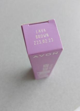 Коричнева туш для вій «неперевершені вії» avon2 фото