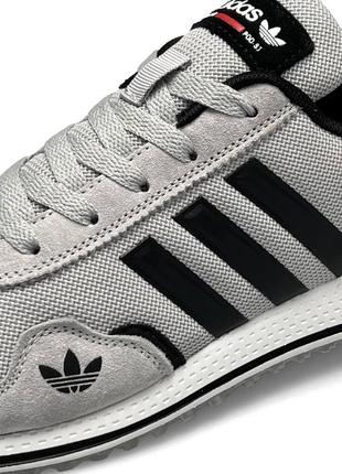 Мужские кроссовки adidas runner pod-s3.1 light gray black7 фото
