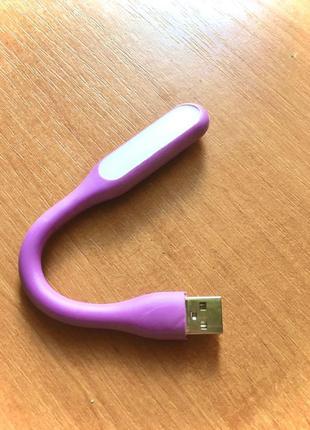 Гнучка світлодіодна міні usb led, лампа для ноутбука, повербанк