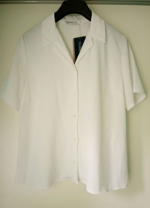 Коротка біла блуза3 фото