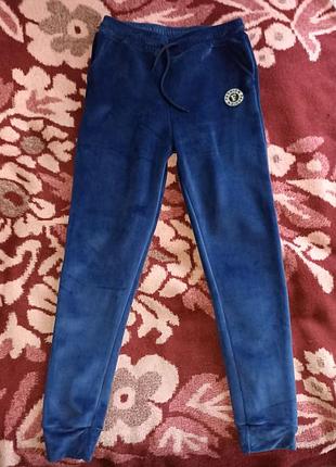 Штани королівський велюр, теплі на флісі.