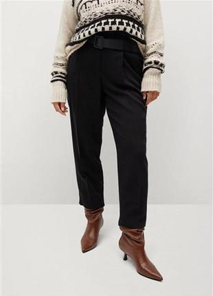 Жіночі брюки штани з поясом мango 42-44європейський л