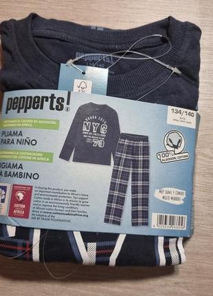 Трикотажная пижама для мальчика pepperts 134/140