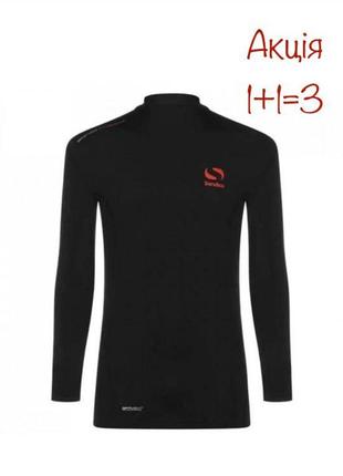 Акція 🎁 термо-лонгслів sondico sonditherm mock neck baselayer black crivit columbia