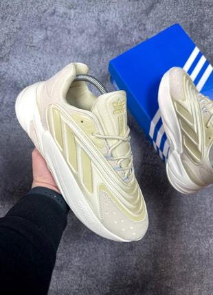 Оригинальные мужские кроссовки adidas ozelia beige2 фото