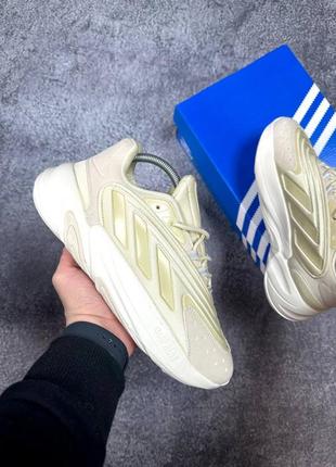 Оригінальні чоловічі кросівки adidas ozelia beige