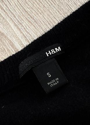 Шикарный шерстяной свитер джемпер кофта с ромбиками5 фото