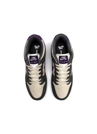 Nike sb dunk low x otomo katsuhiro grey purple2 фото