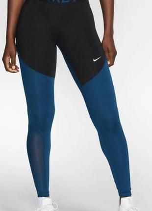 Женские леггинсы nike pro women's tights (s размер, оригинал)