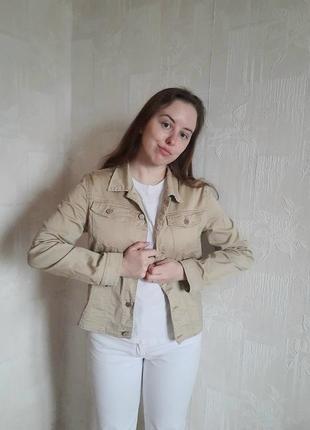 Бежевый пиджак3 фото