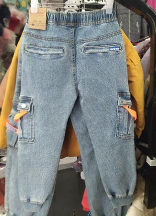 Стильні джинси джогери для хлопчика 116-146р.3 фото
