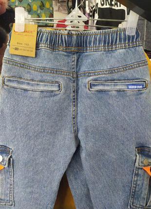 Стильні джинси джогери для хлопчика 116-146р.4 фото