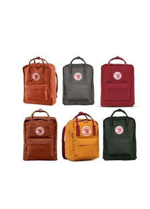 Рюкзаки fjallraven kanken 6 кольорів1 фото