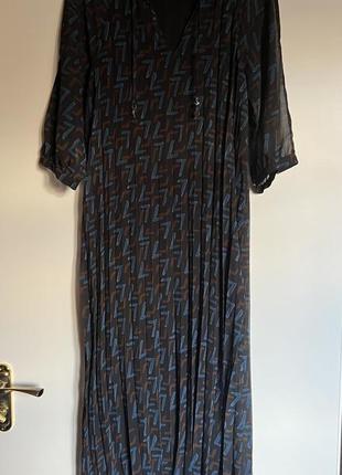 Шифоновое платье длины макси nile