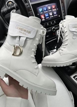 Dior boots white