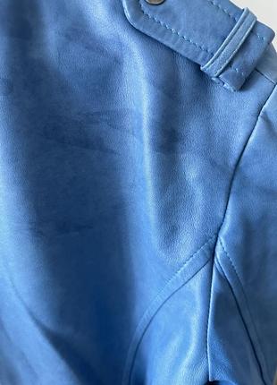 Шкіряна куртка косуха з натуральної шкіри6 фото