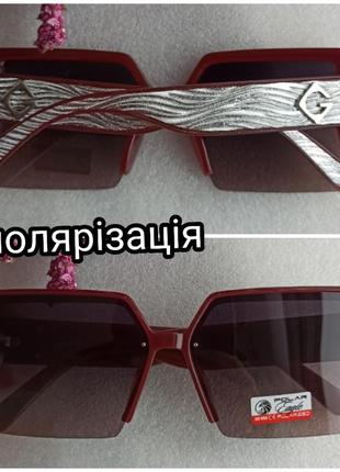 New 2024! новые стильные очки с бликом на скобках (линза polarized)1 фото