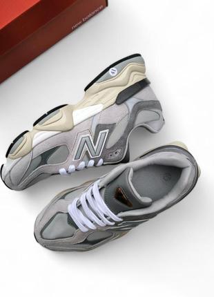 Мужские кроссовки new balance 9060 светло-серые2 фото