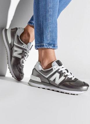 Кросівки new balance 574 featured metallic wl574ld24 фото