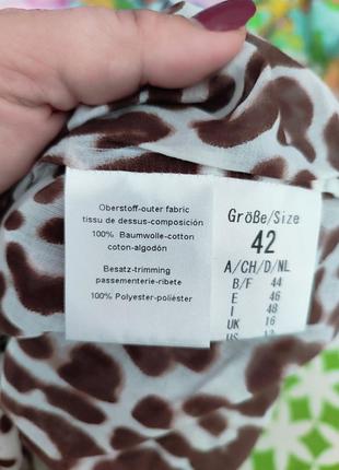 Леопардовая блуза премиального бренда max volmary10 фото