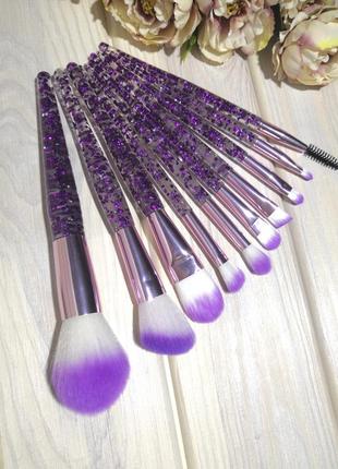 Хит! 10 шт таклон кисти для макияжа набор shimmer/brush probeauty5 фото