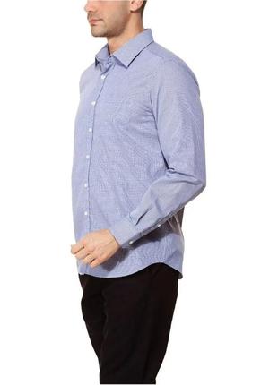 Мужская рубашка gutteridge с длинным рукавом длинный рукав стильная деловая к костюму большого размера большой размер