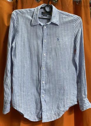 Льняна сорочка  polo ralph lauren