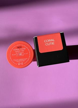 Huda beauty cheeky tint cream blush stick румяна в стеку в оттенке coral cutie6 фото